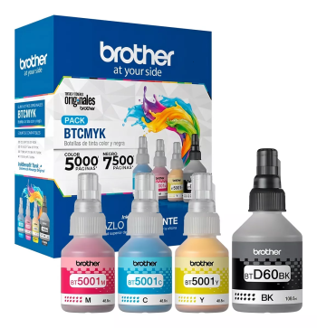 BOTELLA DE TINTA BROTHER 5001 (Original Celeste)