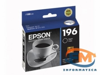 Cartucho EPSON Original 196 Negro