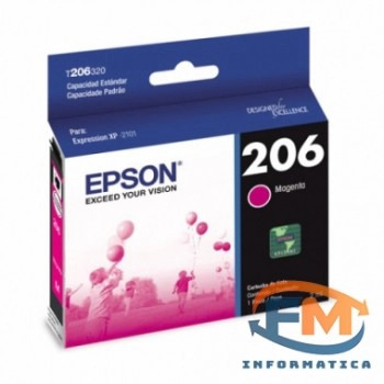 Cartucho EPSON Original 206 Magenta