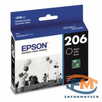 Cartucho EPSON Original 206 Negro