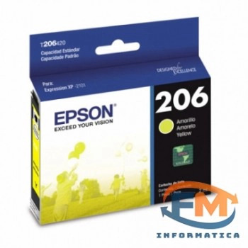Cartucho EPSON Original 206 Amarillo