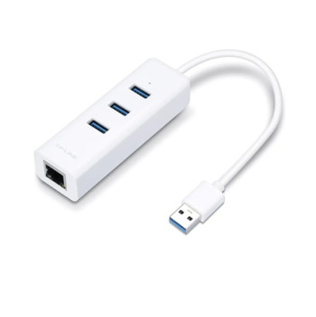 Adaptador USB 3.0 3-Port Hub Gigabit Ethernet UE330