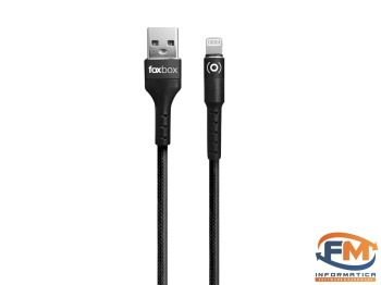 CABLE FOXBOX ROUND LIGHTNING NEGRO