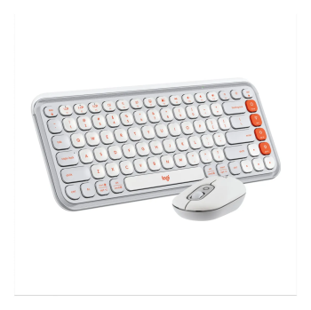 TECLADO LOGITECH POP ICON COMBO BLANCO