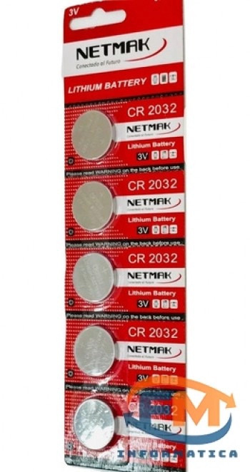 Pila 2032 3V  para motherboard Blister X 5