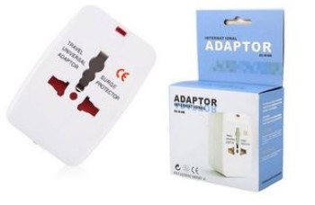 Enchufe/Adaptador viajero internacional