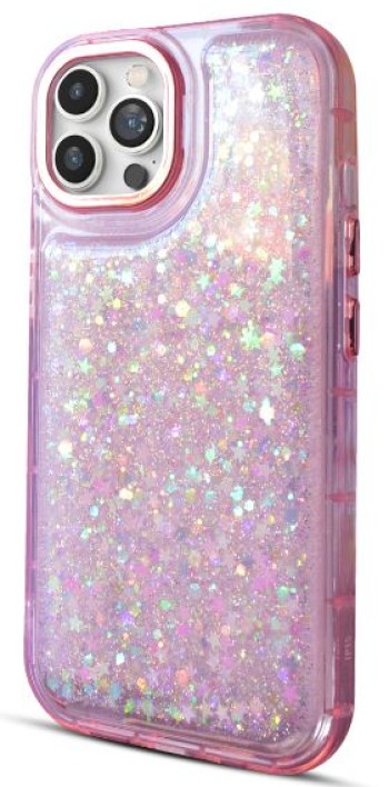 Funda para celular / PROTECTOR GLITTER ESTRELLA