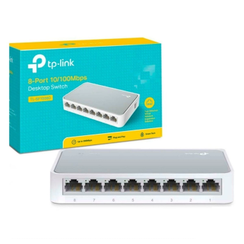 Switch TP-Link Desktop TL-SF1008D 8-Port 10/100Mbps