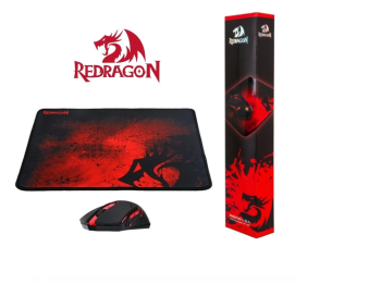 Set Mouse y Mousepad 2 en 1 Gaming Redragon M601WL-BA