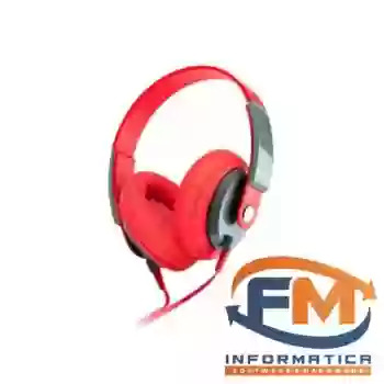 Auriculares Estéreo Klip Xtreme Obsession Rojo Khs-550