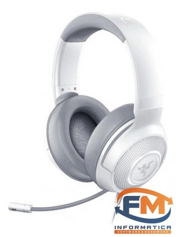 Auricular Gamer Razer Kraken X 7.1 Ultraliviano Mercury(Pc, Ps4, Xbox) Blanco