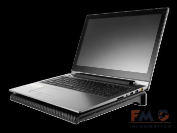 Base para notebook Trust azul 17.3 con coolers iluminados