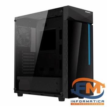 GABINETE GIGABYTE C200 GLASS RGB SIN FUENTE