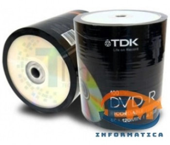 DVD-R 4.7GB TORRE X100UNIDADES