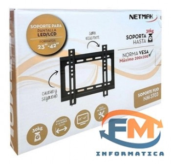 SOPORTE MONITOR/TV DE 23 A 42 NM FIJO