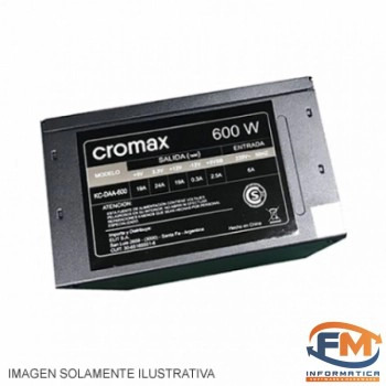 FUENTE CROMAX 600W KC-EAA-600 SLIM