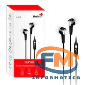 Auricular Genius HS-M228 Negro con microfono
