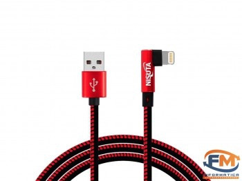 CABLE USB Iphone lightning de 1M DE 2.4A NS-CATEIP9.