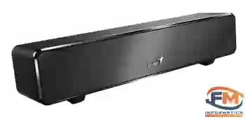 Parlante Genius SoundBar 100 USB, Portátil, Color Negro, 6W RMS