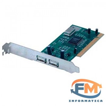 PLACA PCI USB X2 PUERTOS NOGA