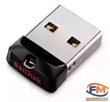 Pendrive SanDisk Cruzer Fit 32GB 2.0 negro