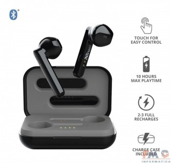 Auriculares Bluetooth Primo Touch Negro