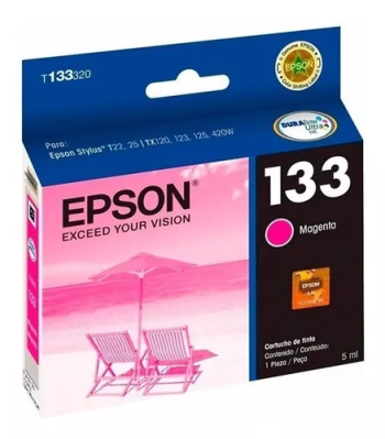Cartucho EPSON Original 133 Magenta