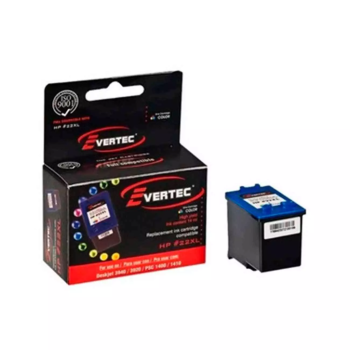 EVERTEC COMPAT. HP 22XL (COLORES)