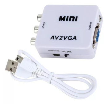 Conversor Rca A Vga Dvr Camara, Vhs O Dvr A Vga