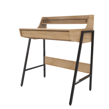 Escritorio para computadora de un nivel con gaveta