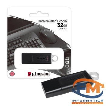 Pendrive Exodia 3.2 32GB Negro