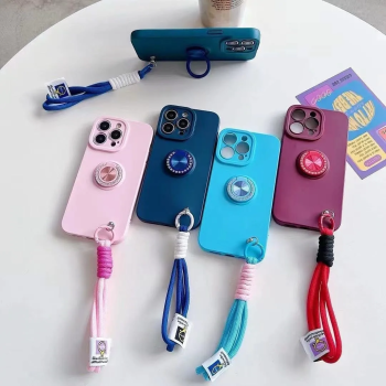 FUNDA SILICONA C/ANILLO Y CORREA