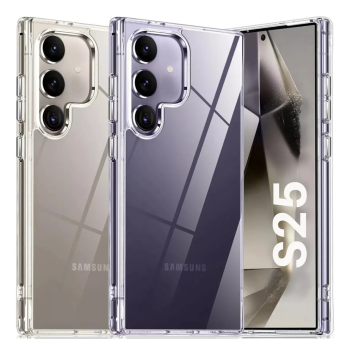 FUNDA S25 TRANSPARENTE / BLUE-BLACK