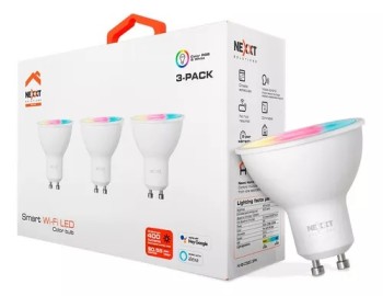 Lampara Dicroica Led Rgb Smart Wifi Nexxt Nhb-c320 220v WI-FI PACKx3