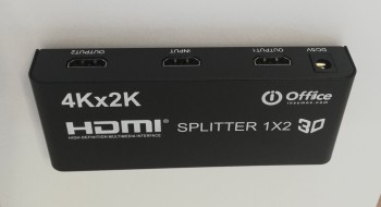 SPLITTER HDMI REPARTIDOR DE SEÑAL 1X2 OFF-ACC003 OFFICESO