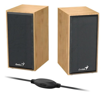 Parlante Genius SP-HF180 USB Wooden Stereo Speakers
