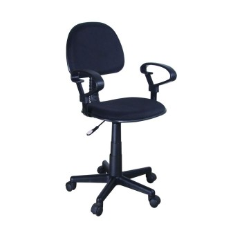 SILLA X-TECH CON REPOSABRAZOS PARA ESTUDIANTE/OFICINA - NEGRA