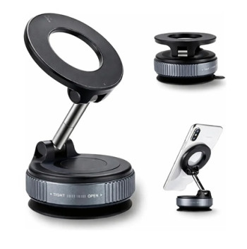 Soporte p / auto magnetico ajustable c/ventosa Q40 Sop 40