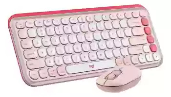 TECLADO LOGITECH POP ICON COMBO ROSA