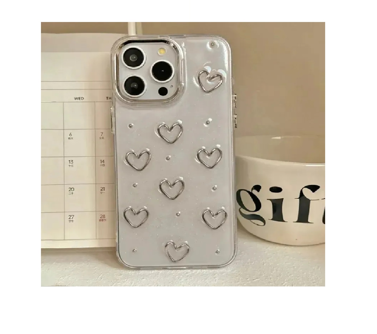 FUNDA PROTECTORA REFORZADA FROST TRANSPARENTE