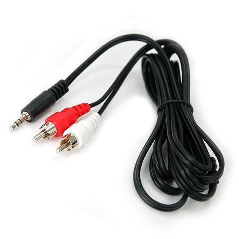 CABLE AUDIO 2 RCA M / 1 PLUG M 1.8 MTS AC-27