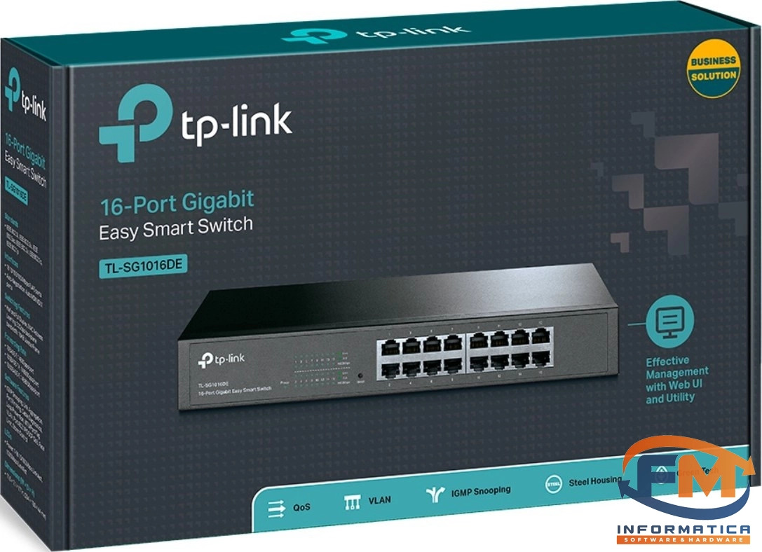 Switch 16 Port (TL-SG1016DE) 10/100/1000 RACK
