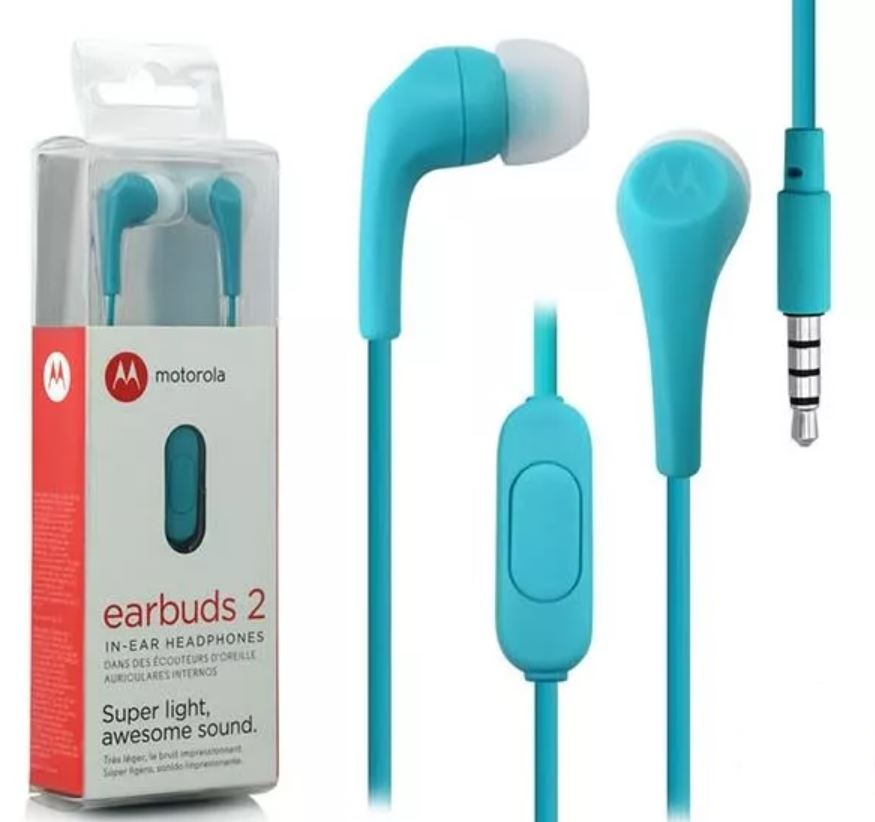 Auricular Motorola Earbuds 2-S Turquesa