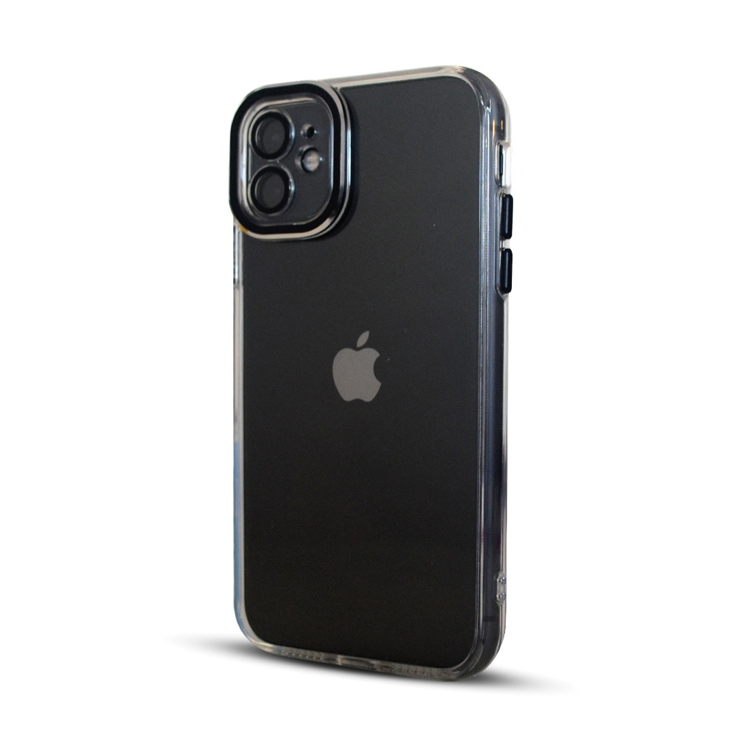 FUNDA REFORZADA CLEAR COLOR PREMIUN NEGRO