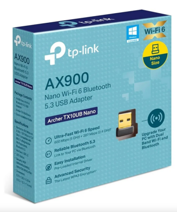 Placa de Red USB TP-Link  Nano AX900 WiFi6