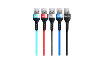 CABLE FOXBOX ROUND TYPE-C GRIS 1M