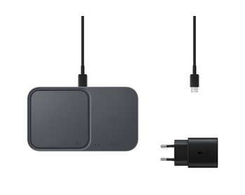 CARGADOR INALÁMBRICO DUO SAMSUNG ORIGINAL (Negro)