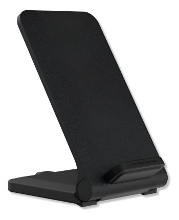 BASE CARGADORA INALAMBRICA STAND 15W NEGRO