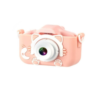 CAMARA FOTO INFANTIL XO - XJ01 CON DOBLE CÁMARA ROSA