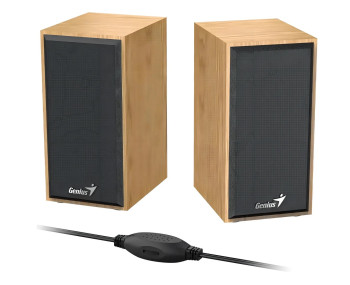 PARLANTE GENIUS SP-HF180 WOOD SPEAKERS